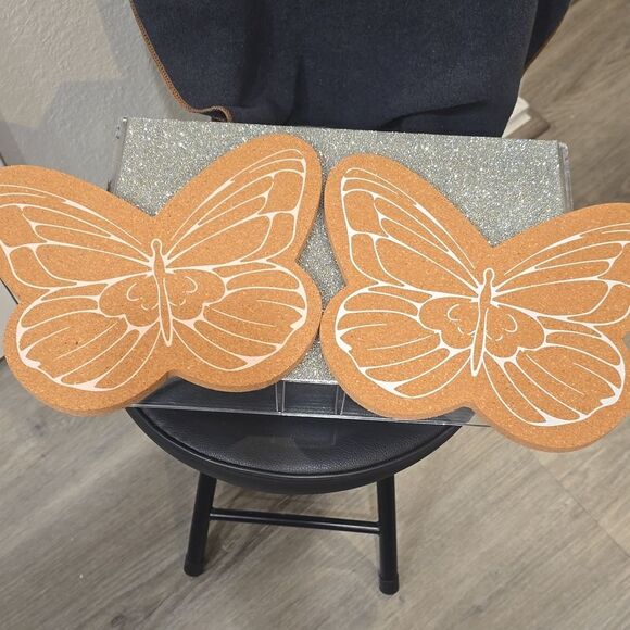 Dolly Parton Butterfly Shaped Cork Trivets - Picture 6 of 9
